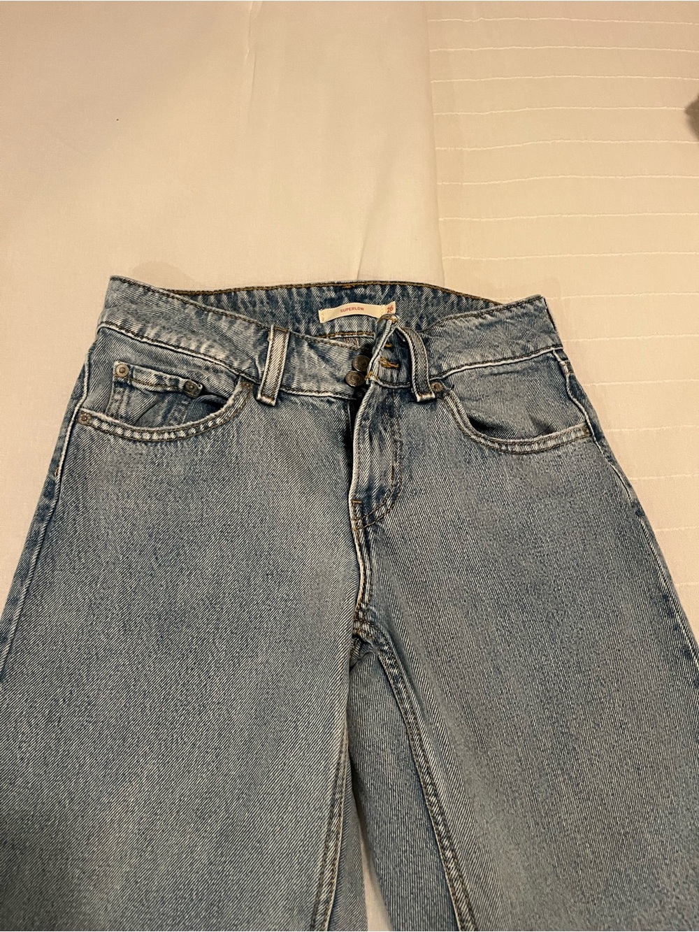 Levi's Light Blue Straight Leg Jeans